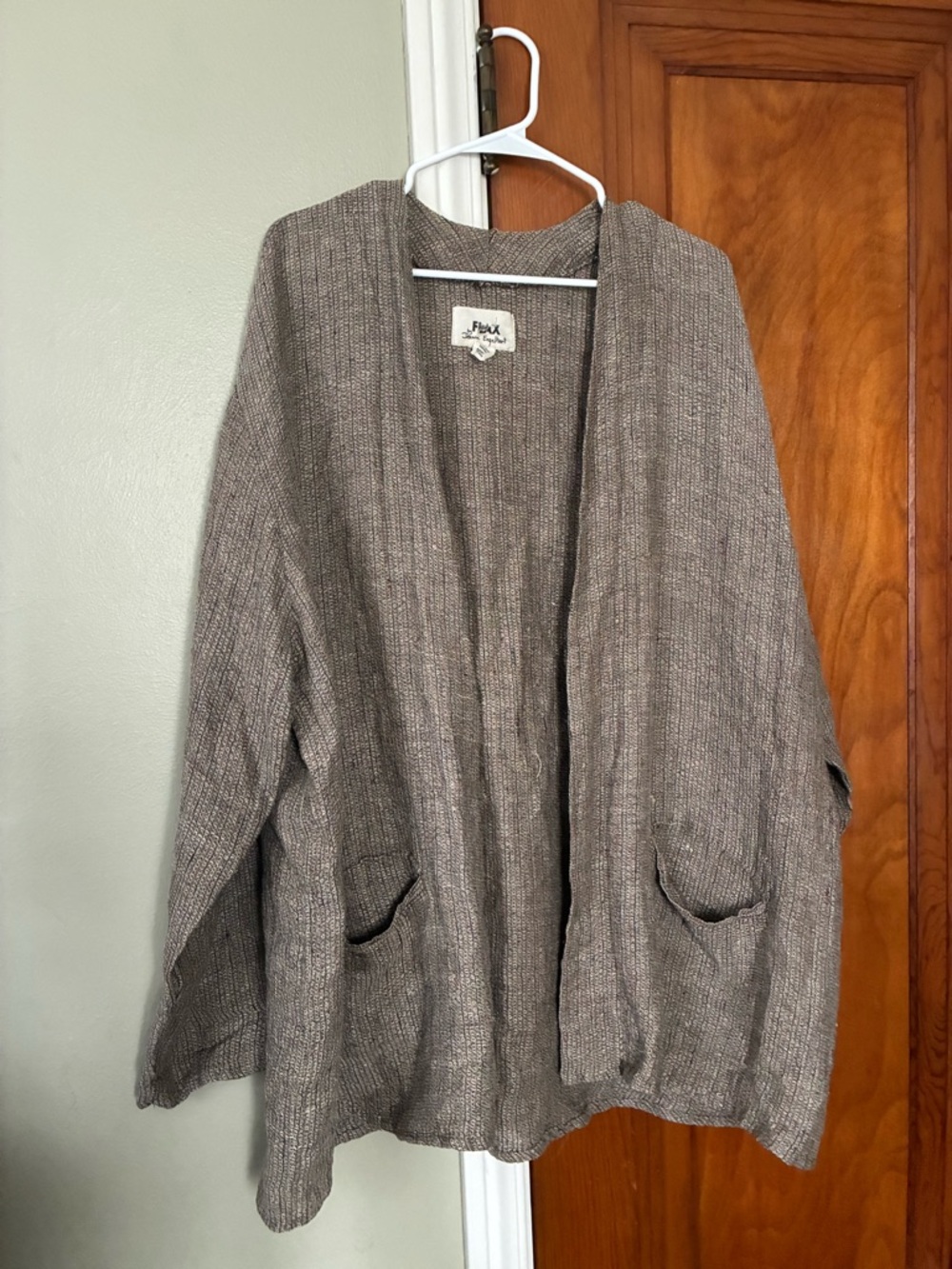 FLAX cardigan style jacket